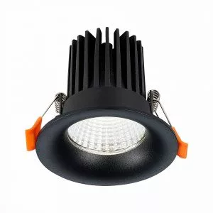 Св-к встр. Черный LED 1*10W 3000K 900Lm Ra>90 38° IP20 D85xH75 170-240V Встраиваемые светильники ST703.438.10