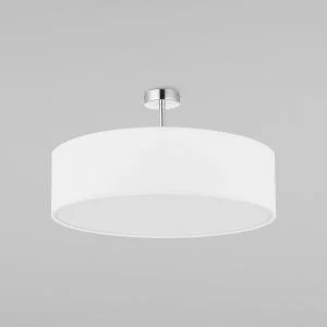 Потолочный светильник с тканевым абажуром TK Lighting Rondo White 4242