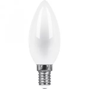 Лампа светодиодная Feron LB-73 Свеча E14 9W 230V 4000K
