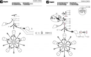 Потолочный светильник MW-Light Нежность бронзовый 356012905