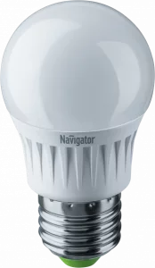 Лампа Navigator 61 381 NLL-G45-7-230-4K-E27-DIMM