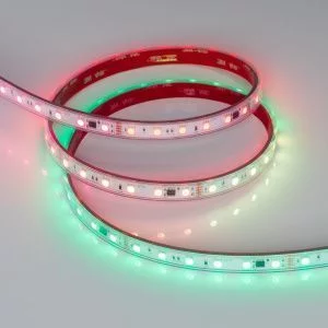 Светодиодная лента герметичная DMX-PS-B60-12mm 24V RGB-PX6 (14 W/m, IP67, 5060, 5m) (Arlight, -) (039182)