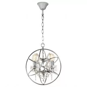 Подвесная люстра LOFT IT Foucaults orb crystal LOFT1896/4