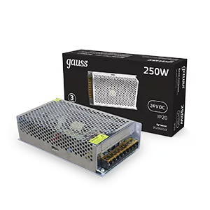 Блок питания Gauss 250W 24V IP20 1/36