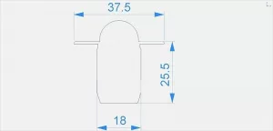 Торцевая заглушка R-ET-03-10 набор из 2 шт. Deko-Light 979700