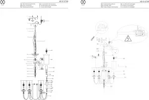 Потолочный светильник MW-Light Аманда латунь 481012708