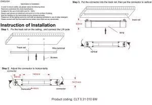 Светильник однофазный  Crystal Lux CLT 0.31 010 6W BL T4000K