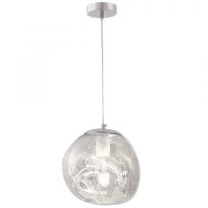 Светильник подвесной Crystal Lux MALAGA SP1 D200 CHROME