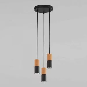 Подвесной светильник TK Lighting Elit Black Wood 6310