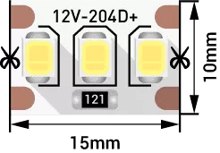 Лента светодиодная  2204 SWG 2204-12-22-WW (SWG2204-12-22-WW)