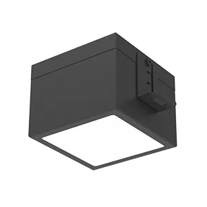Светодиодный светильник VARTON DL-Grill для потолка Грильято 100х100 мм встраиваемый 12Вт 3000 К 86х86х70 мм IP54 RAL9005 черный муар