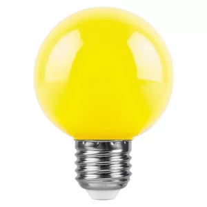 Лампа светодиодная Feron LB-371 Шар E27 3W 230V желтый