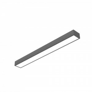 Светодиодный светильник VARTON Gexus Line Down 1500x160x100 мм 50 Вт 3000 К RAL9003 белый муар опал-микропризма DALI