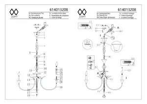 Потолочный светильник MW-Light Консуэло золотой 614013208