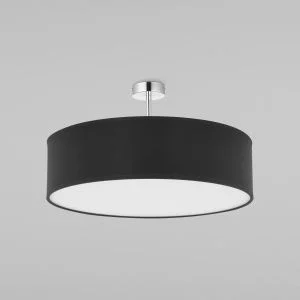 Потолочный светильник с тканевым абажуром TK Lighting Rondo Black 4245