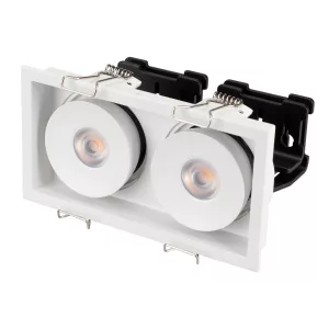 Светильник CL-SIMPLE-S148x80-2x9W Day4000 (WH, 45 deg) (Arlight, IP20 Металл, 3 года)