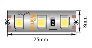 Лента светодиодная  212 SWG2120-24-9.6-W-65-M SWG