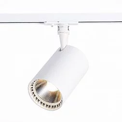 Св-к трек. Белый LED 1*30W 4000K 2 700Lm Ra?80 24° IP20 L139xW89xH194 100-240V Однофазная трековая система ST351.546.30.24