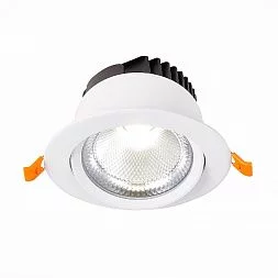 Св-к встр. Белый LED 1*15W 4000K 1 125Lm Ra80 24° IP20 D109xH65 220-240V Встраиваемые светильники ST211.548.15.24