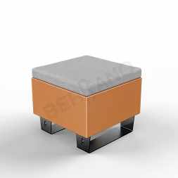 Скамейка Brick 60 Orange / Gray