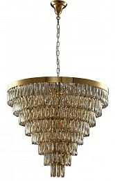 Люстра Crystal Lux ABIGAIL SP22 D820 GOLD/AMBER