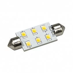 Автолампа ARL-F42-6E White (10-30V, 6 LED 2835) (ANR, Открытый)