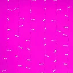 Светодиодная гирлянда ARD-CURTAIN-CLASSIC-2000x3000-CLEAR-760LED Pink (230V, 60W)