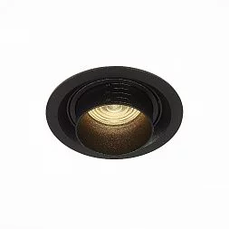 Св-к встр. Zoom Черный LED 1*12W 3000K 960Lm Ra90 15°-60° IP20 D115xH95 170-240V Встраиваемые светильники ST701.438.12