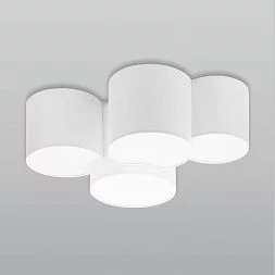 Потолочный светильник с тканевыми абажурами TK Lighting Mona White 3442