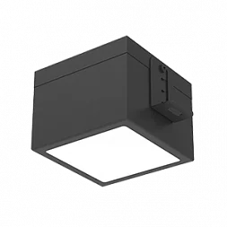 Светодиодный светильник VARTON DL-Grill для потолка Грильято 100х100 мм встраиваемый 9 Вт 4000 К 86х86х70 мм IP54 RAL9005 черный муар