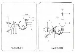 Настенный светильник MW-Light Ариадна бежевый 450022901