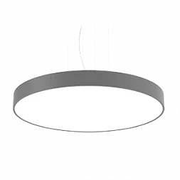 Светодиодный светильник "ВАРТОН" COSMO подвесной 120 Вт 1200*115 мм 4000К с рассеивателем опал RAL7045 серый муар диммируемый по протоколу DALI