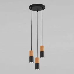 Подвесной светильник в стиле лофт TK Lighting Elit Black Wood 6310