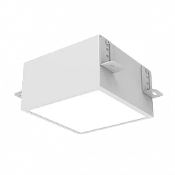 Светодиодный светильник VARTON DL-Grill для потолка Грильято 150х150 мм встраиваемый 24 Вт 4000 K 136х136х75 мм IP40 RAL9003 белый муар диммируемый по протоколу DALI