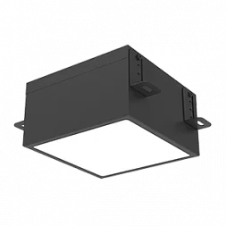 Светодиодный светильник VARTON DL-Grill для потолка Грильято 200х200 мм встраиваемый 25 Вт 3000 К 186х186х80 мм IP54 RAL9005 черный муар