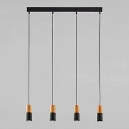 Подвесной светильник в стиле лофт TK Lighting Elit Black Wood 6311