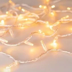 Светодиодная гирлянда ARD-STRING-CLASSIC-1000-CLEAR-100LED-PULSE Yellow (230V, 7W) (Ardecoled, IP65)