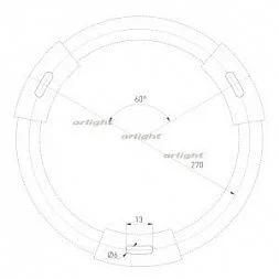 Светильник SP-RONDO-R600-72W Day4000 (BK, 120 deg, 230V) (Arlight, IP40 Металл, 3 года)