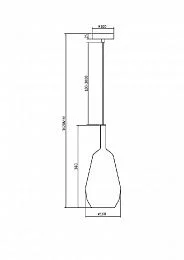 Подвесной светильник Maytoni MOD271PL-01B8