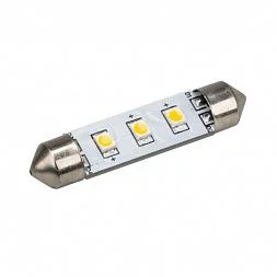 Автолампа ARL-F42-3E White (10-30V, 3 LED 2835) (ANR, Открытый)